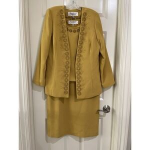 MAXIE KLEIN COLLECTION women 3- piece skirt suits size 12